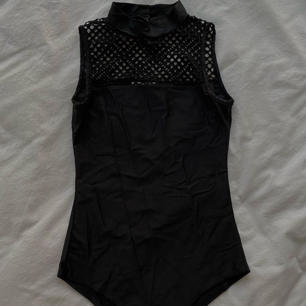 High Neck Netted Body Suit - Picture 4 of 4